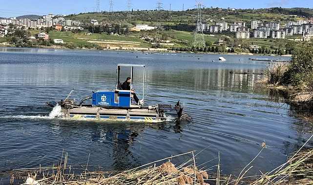 Kocaeli Gölkaypark'ta çöp ve bitkisel atık temizliği