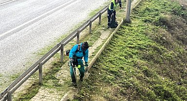 Kocaeli'de yol ve kaldırımlarda temizlik seferberliği