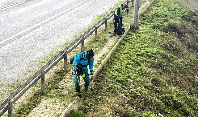 Kocaeli'de yol ve kaldırımlarda temizlik seferberliği