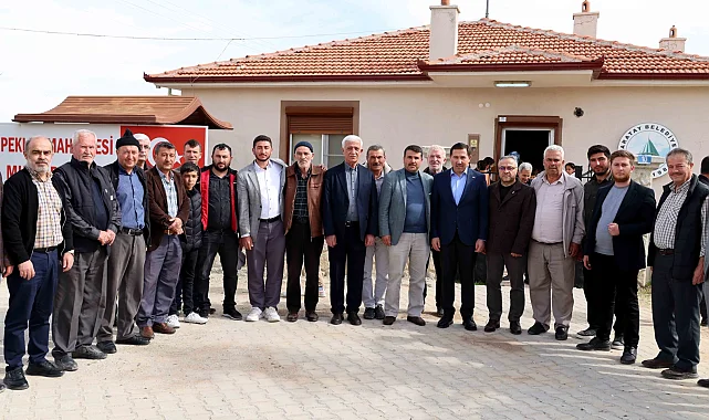 Konya Karatay'da mahalle buluşmaları sürüyor