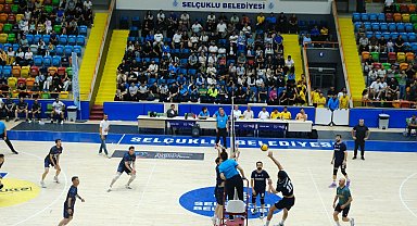 Konya'da ilçeler arası voleybol heyecanı başladı