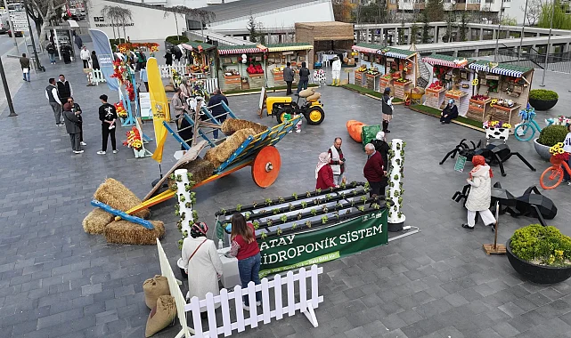 Konya'da tarım haftasına özel tasarımlar ilgi görüyor