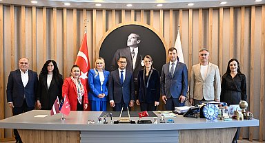 Letonya Büyükelçisi'nden Antalya Büyükşehir'e ziyaret