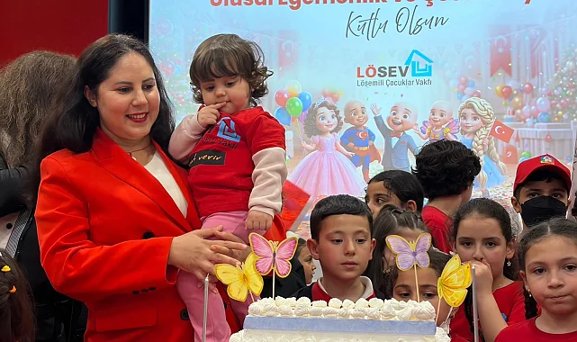 Lösemili çocukların LÖSEV ile 23 Nisan coşkusu