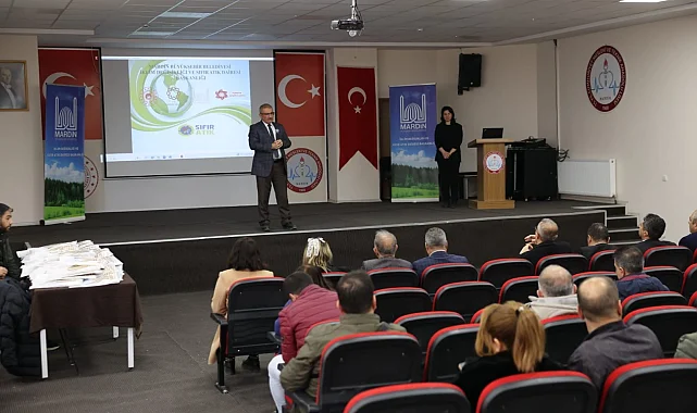 Mardin'de okullara sıfır atık ve çevre eğitimi