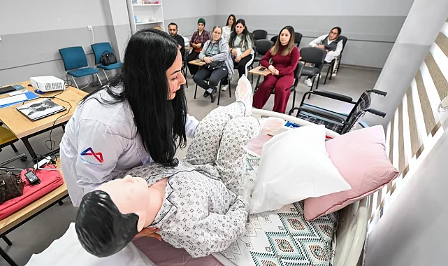 Mersin Büyükşehir'den ücretsiz hasta ve yaşlı bakım kursu