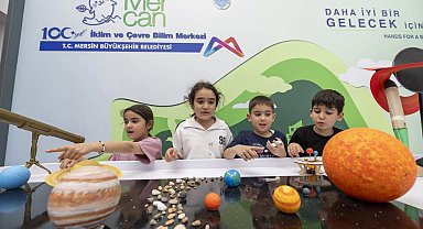Mersin'de çocuklar bilim ve doğayla bayramı kutladı