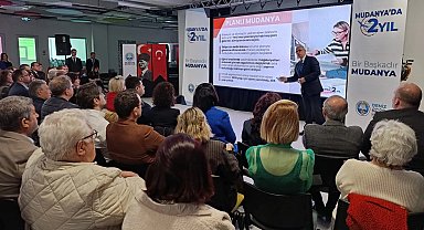 Mudanya'da Başkan Dalgıç'tan iki yıla kapsamlı sunum