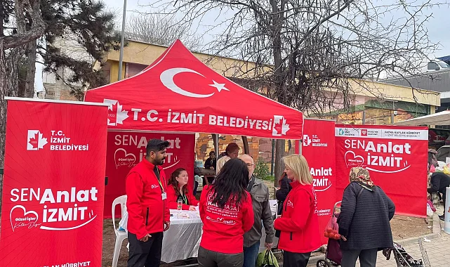 "Sen Anlat İzmit" Perşembe Pazarı'nda 
