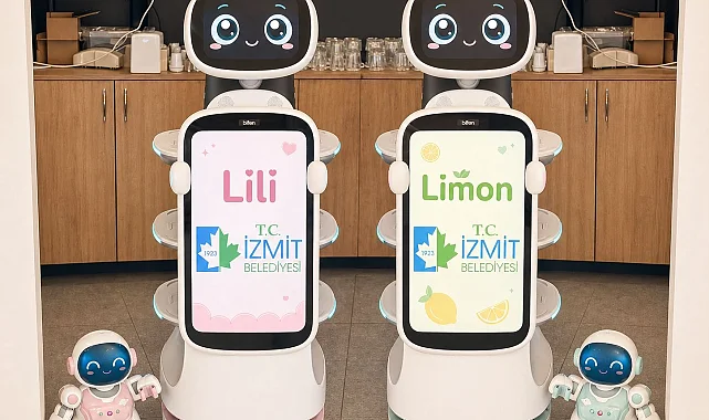 Servis robotları İzmit Gülümse Kafelerde iş başı yaptı