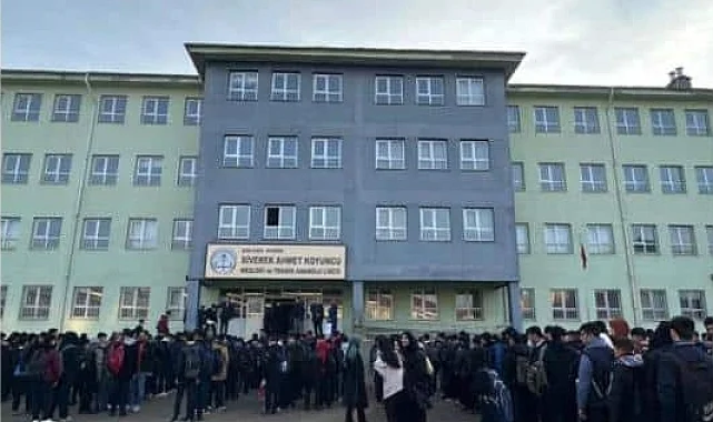 Siverek'teki okul saldırısında 20 gözaltı! 1 öğrencinin durumu ağır