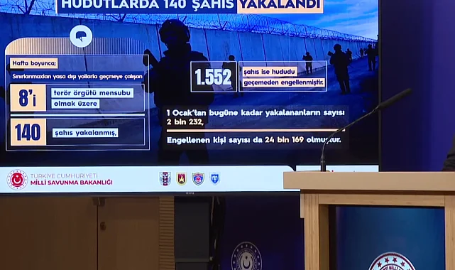 Son bir haftada 140 kaçak geçiş girişimi engellendi... Hudut güvenliği kesintisiz sürüyor