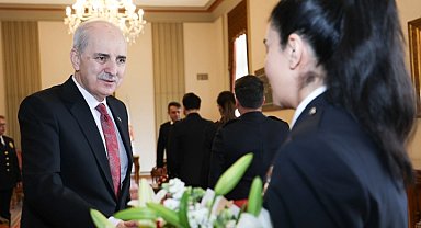 TBMM Başkanı Kurtulmuş, koruma polislerini kabul etti