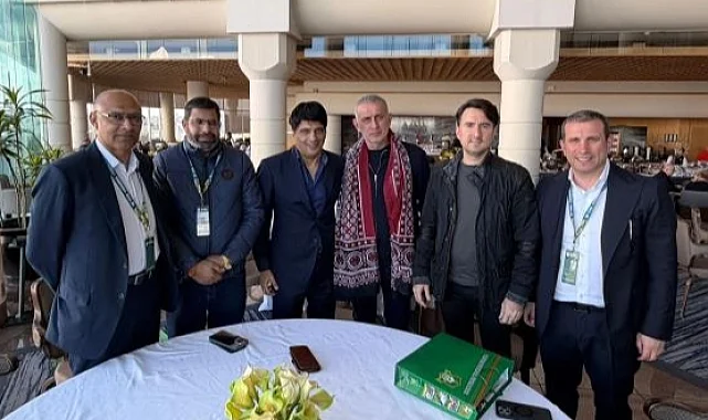 TFF Başkanı Hacıosmanoğlu ve Pakistanlı mevkidaşıyla bir araya geldi
