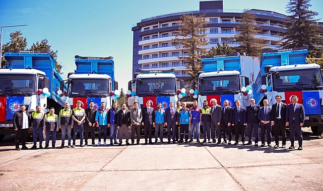 Trabzon'da Büyükşehir Belediyesi araç filosunu güçlendiriyor