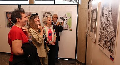35 ülkeden 137 karikatürist Orhan Kemal'i çizdi
