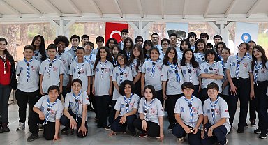 Antalya'da izciler kaynaşma kampında bir araya geldi