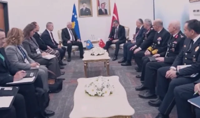 Bakan Çiftçi, Kosovalı mevkidaşıyla SAHA'da görüştü