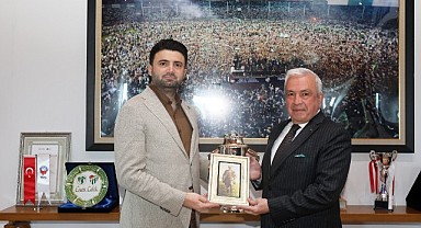Başkan Şadi Özdemir’den Bursaspor’a tebrik ziyareti
