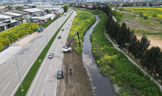 Bursa Büyükşehir'den yaz öncesi dere temizliği