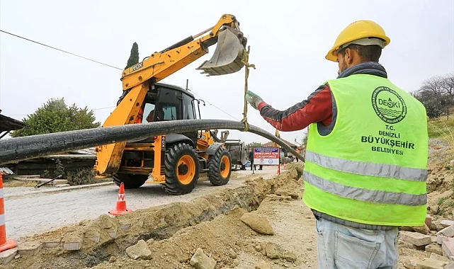 Büyükşehir DESKİ'den Honaz'da altyapı hamlesi