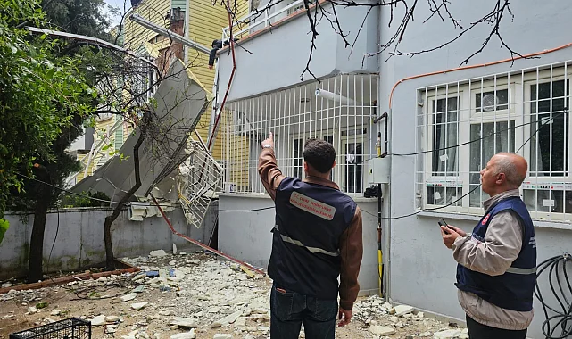 Gaziantep'te afet sonrası hasar tespitte