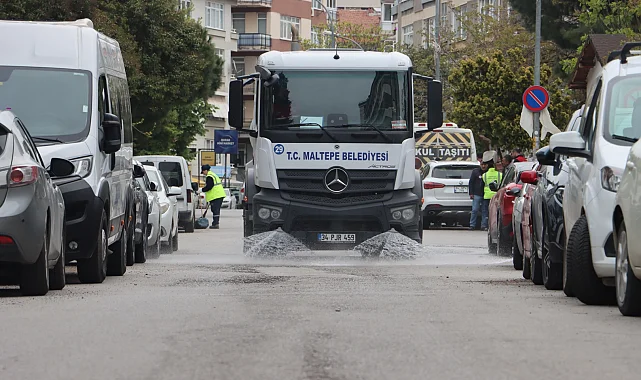 İstanbul Maltepe'de temizlik seferberliği