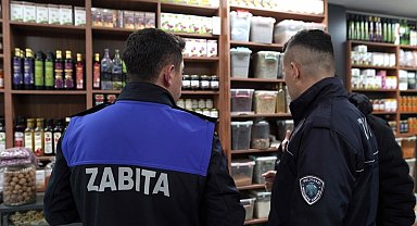 Kayseri Melikgazi zabıtasından kasap ve baharatçılara sıkı denetim