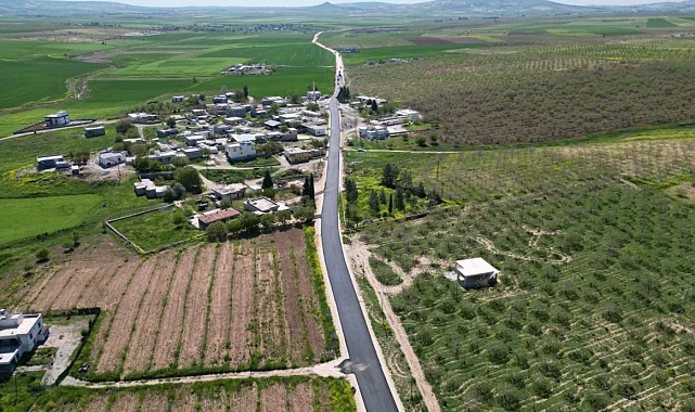 Kırsalda asfalta çalışmalarına devam