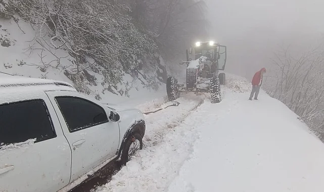 Kocaeli'de kar altında kamp keyfi tatsız bitecekti!