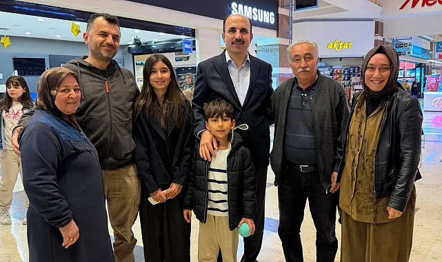 Konya'da Başkan Altay AVM'de esnaf ve vatandaşlarla buluştu