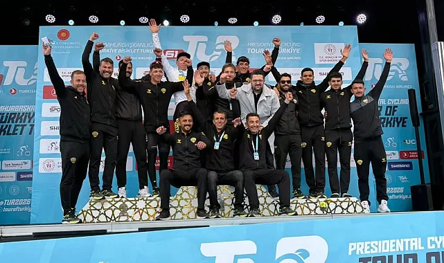 Konyalı sporcular Cumhurbaşkanlığı Turu'nda göz doldurdu