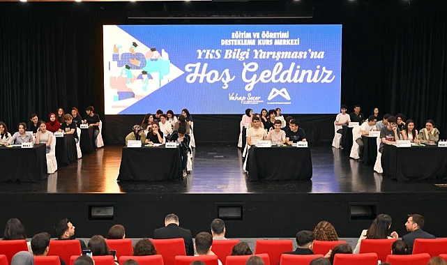 Mersin Büyükşehir'den YKS öncesi moral yarışması