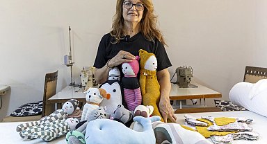 Mersin'de tekstil atıkları oyuncağa dönüşüyor