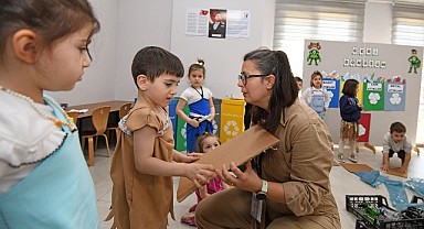 OSMANGAZİ’DE MİNİKLERDEN ÇEVREYE BÜYÜK DESTEK