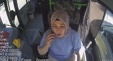 OTOBÜSTE HAYAT KURTARAN ANLAR