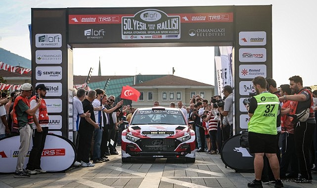 50. Yeşil Bursa Rallisi Osmangazi’den Start Aldı