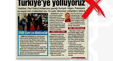 'Almanya Kaçak Göçmenleri Türkiye'ye gönderiyor' iddialarına DMM'den yalanlama