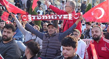 Ankara Keçiören'de milli heyecan