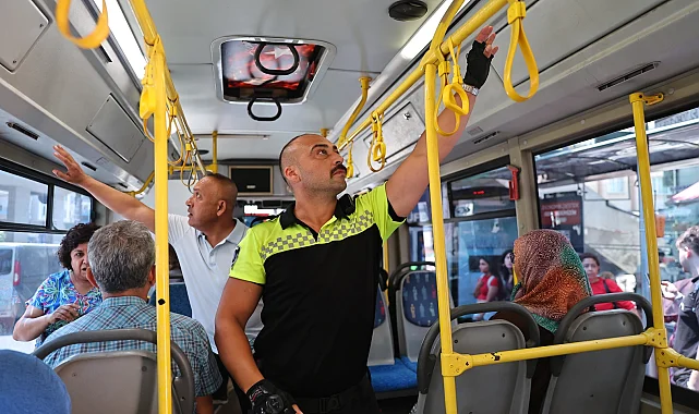 Antalya'da halk otobüslerine klima denetimi