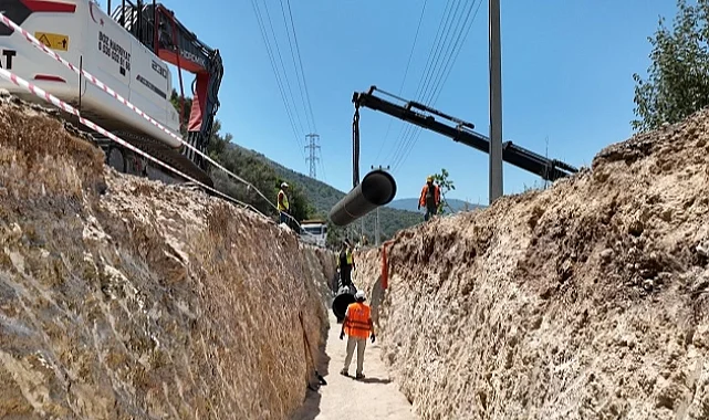 ASAT Kaş'ın içme suyu altyapısını güçlendiriyor