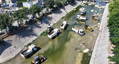 ASKİ, Sarıçam Deresi'nde kapsamlı temizlik başlattı