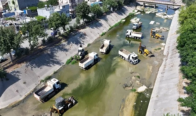 ASKİ, Sarıçam Deresi'nde kapsamlı temizlik başlattı