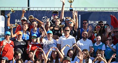 Balıkesir'de Plaj Voleybolu Balkan Şampiyonası sona erdi