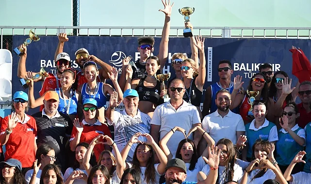 Balıkesir'de Plaj Voleybolu Balkan Şampiyonası sona erdi