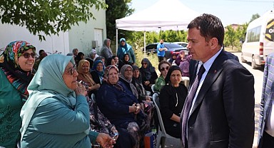 Başkan Aydın Yeniceabat’ta Vatandaşlarla Buluştu