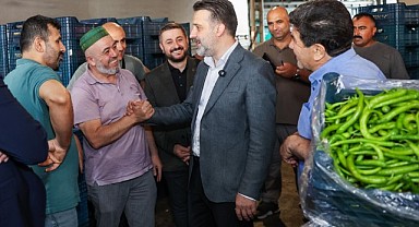 Başkan Vekili Şahin Biba’dan Bursa Hikmet Şahin Kent Hali’ne Ziyaret