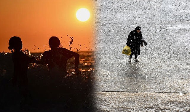Bir Tarafta Sıcak Hava Bir Tarafta Yağış