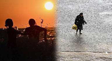 Bir Tarafta Sıcak Hava Bir Tarafta Yağış