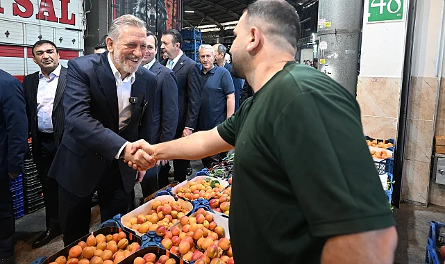 BTSO Başkanı Burkay'dan Bursa Kent Hali'ne ziyaret